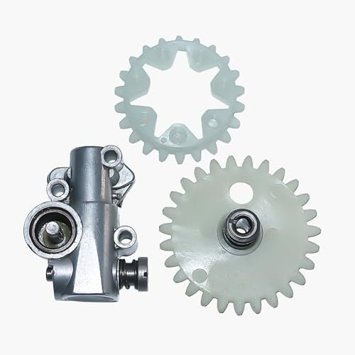 Haishine Pompa olio Ingranaggio a vite senza fine per ruota dentata per STIHL MS380 MS381 038 038AV 038 Super Magnum MS 380 381 Motosega 11196403200
