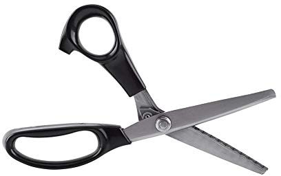 Tijeras de costura Zig Zag, tijeras decorativas redondas / de borde triangular de tela (3 mm, 5 mm, 7 mm)(7mm)