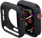 Mimall Funda Compatible con Apple Watch Series SE/6/5/4 44mm, Bumper Case Anticaída para iWatch, Suave Flexible TPU Funda Protectora Slim para Apple Watch Series SE/6/5/4 44mm - Negro