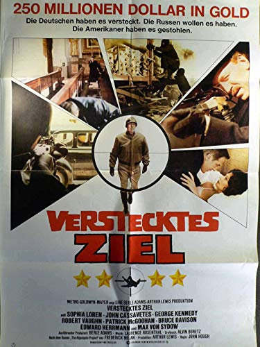 Verstecktes Ziel - Sophia Loren - Filmposter A1 84x60cm gefaltet