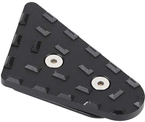 Bremspedal vergrößern Verlängerung, hinterer Fuß Bremshebel Pedalverlängerung vergrößern Pad CNC Aluminiumlegierung Passend für R1200GS R1250GS ADV(schwarz)