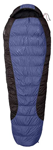 Warmpeace Viking 600 Schlafsack, Shadow-Blue-Grey, Links 195cm