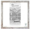 CLAMARO 'Collage' Bilderrahmen 20x20 quadratisch | Vintage Weiss | Handgefertigter moderner eckiger Bilder- u. Fotorahmen inkl. Acrylglas, Rückwand und Aufhänger (querformat & Hochformat)