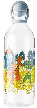 Rig-Tig Wasserkaraffe Cool-It Moomin Sky, Karaffe, Borosilikatglas, Blau, 1.5 L, Z00703-7