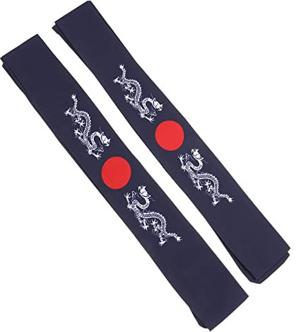 Beavorty 2st Bushido-stirnband Karate-stirnband Japanisches Stirnband Für Sushi Chef Stirnband Deko Für Japanische Themenpartys Kochstirnbänder Für Männer Baumwolle Cosplay Fitness Bizo
