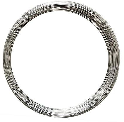 SkyPro 18 Gauge High Temp Wire Nichrome Heat Resistant Wire General Purpose Support Wire Craft Wire (Length 16.4Ft)