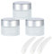 Lot de 3 pots vides de 50 g avec mini spatules