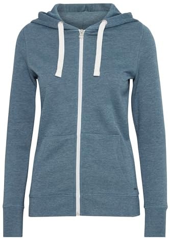 OXMO OXOlinda Damen Sweatjacke Kapuzenjacke Hoodie mit Kapuze