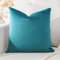 Artscope Samt Kissenbezug Kissenhülle Dekorative Dekokissen Sofakissen Lendenkissen Wurfkissenbezug Sofa Schlafzimmer 50x50cm Blaugrün