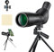 K&F Concept Telescopio Monoculare 20-60x60 Impermeabile, Spotting Scope con Treppiede, Borsa Trasporto e Adattatore Smartphone, HD BAK4, Prisma FMC Cannocchiale per Osservazione Animali Selvaggi