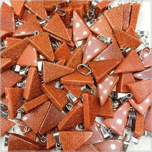 20 mm, 10 Stück Perlen zur Armbandherstellung, Edelsteinperlen/Charm/Anhänger zur Schmuckherstellung-Sands-20 mm, 10 Stück