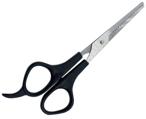 Robuste Friseurschere für Haarschnitt aus Edelstahl und Kunststoff