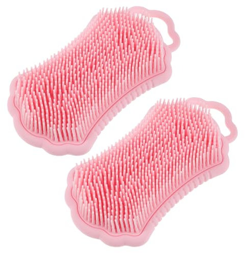 Sosoport 2stücke Körperpeeling Bürste Für Und Kopfhaut Exfolierende Duschbürste Für Und Ergonomisches Design Tägliche Anwendung
