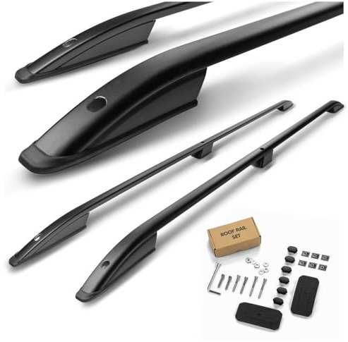 CHROMEMASTER | Dachreling Dachträger Kompatibel mit Ford Tourneo Custom L1 SWB KURZ 2012-2023; Zur Befestigung der Dachgepäckträger, Dachkörben, Dachboxen oder Dachfahrradträger | Konstruktion aus Alu