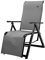 Verstellbares Chaiselongue-Sessel-Set aus Metall mit gebogenen Armlehnen, faltbar, stabil und leicht zu verstauen, Sonnenliegen für Terrasse, Garten, Pool, 7 x 183 x 52 cm