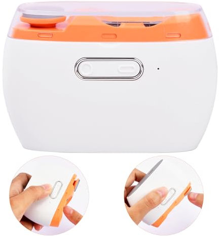 Electric Nail Clippers with 2 Adjustable Speeds, Wireless Charging Automatic Nails Trimmer, Cutting and Polishing Electric Nail Scissors, Fingernail Clippers Safety Electric Fingernail Cutter