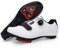 Milazzo Fahrradschuhe für Herren – Rennrad, MTB & Indoor-Cycling – Atmungsaktive Radsportschuhe kompatibel mit SPD, SPD-SL & Look Delta Pedalen-White44