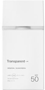 Transparent Lab Mineral Sunscreen - Protección solar con filtros físicos