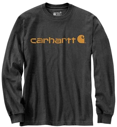 Carhartt Herren Dearborn Relaxed Ls Logo T-Shirt Work Utility T-Shirt (1er Pack)