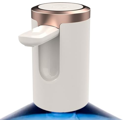 Bomba de agua embotellada - Bomba eléctrica automática para dispensador de agua recargable por USB | Dispensador de bebidas portátil, para botellas de 3-5 galones, hogar, oficina, camping, A