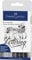 Faber-Castell 267118 - Tuschestift Pitt Artist Pen Lettering Starter Set, 9-teilig (5 Pitt Artist Pens mit Pinselspitze, 2 Pitt Artist Pen Fineliner, 1 Castell 9000 Bleistift B, 1 Spitzer)