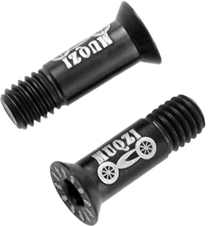 Perfeclan 2 Stücke Titanlegierung M5 X 16mm Fahrradschrauben Schrauben Für Fahrrad Schaltwerke - Schwarz