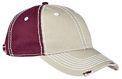 Adams Rambler Kappe mit dichten Nähten, zweifarbig, Khaki/Kastanienbraun