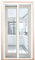 Fliegengitter Balkontür 75x210cm, Magnetischer Fliegenvorhang Moskitonetz, Magnetische Adsorption, Faltbar, Auto Schließen, for Türen/Patio - Weiß