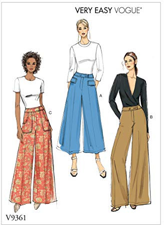 Vogue Pattern V9361Misses'/Misses' Petite Pants