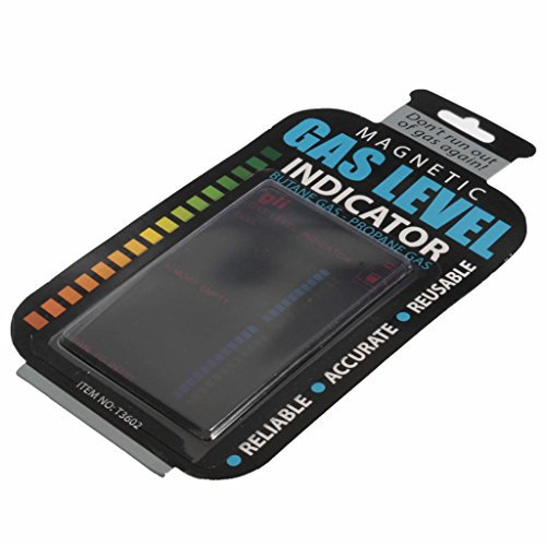 BIlinli Gas Level Indicator Magnetic Gauge Bottle Gas LPG Propane Butane Fuel Tank Level Indicator Thermometer LCD Display