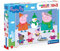 Clementoni 23752, Peppa Pig Supercolor Puzzle for Children - 104 Pieces, Ages 4 Years Plus