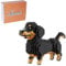 Larcele Mini Building Blocks Animal Set, DIY Micro 3D Building Toy Bricks,836 pcs KLJM-05 (Dachshund)