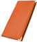 Charmoni - Etui Porte chéquier Porte Carte crédit pièce d'identité (C07 Orange)
