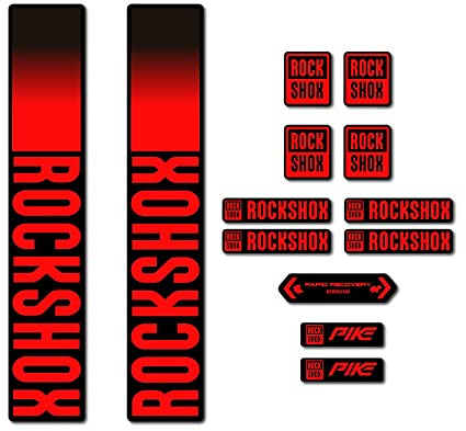 Autocollants compatible avec de fourche de vélo Rock Shox Pike 2021