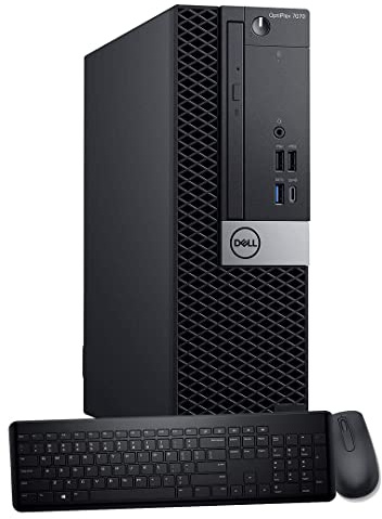 Dell OptiPlex 7070 SFF Desktop Computer PC, Intel 8 Core i7-9700 3.0GHz up to 4.70GHz,32GB DDR4 Ram New 1TB NVMe M.2 SSD,AX210 Built-in WiFi 6E,Windows 11 Pro, Wireless Keyboard & Mouse (Renewed)