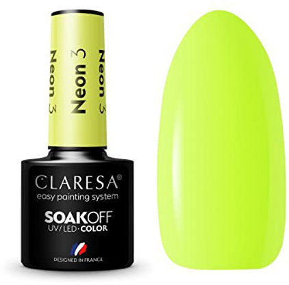 3 Neon UV Nagellack 5 ml Claresa