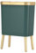 F Fityle Cuisine Poubelle Poubelle Poubelle Poubelle Seau de Stockage de Grande Capacité, VERT