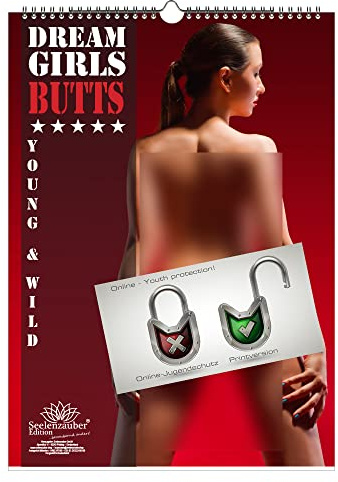 Sexy Dream Girls Magic Butts Immerwährender Kalender DIN A3 Erotik Hintern Po - Seelenzauber
