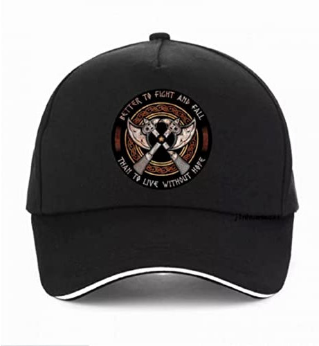 Retro Baseball cap Fashion Men's Viking Army Axes Print Baseball Cap Viking Army Axes Better to Fight Hat Viking Dad Hat Snapback Adjustable Outdoor Sports Peaked Cap Sun Hat Gift Birthday gifts