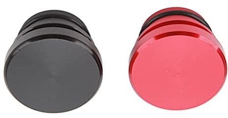 12V Accessories, Car Cigarette Lighter, Red Black Cigarette Lighter Dust Plug Rustproof Dustproof Cigarette Lighter Socket Cover with 12V Accessory Outlets for Vehicles