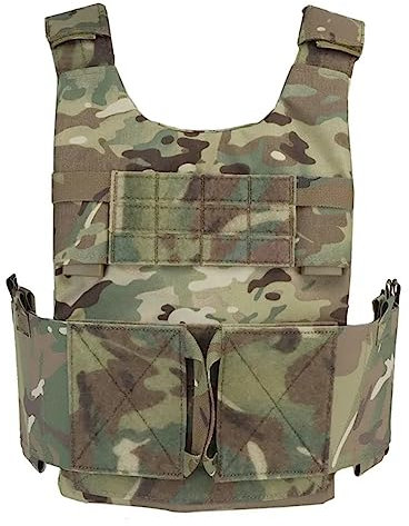 ACEXIER Low Vis Slick Plate Carrier Tactical Vest Airsoft Military Wargame Lightweight Adapt System Slickster Assault Vest