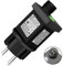 Dekofun 6W 31V Fuente de Alimentación LED, Transformador LED IP44 Transformador Luces Adaptador con Temporizador, 9 Modelos de Alimentador para Cortina Luces Luces Navidad Exterior Guirnalda Navidad
