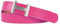 Zakatte • Damen Gürtel aus Kunstleder mit H-Schnalle Hüftgürtel Taillengürtel Damengürtel BS058 (Rosa-Silber, 95 cm)