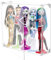 Beautyflier - Monster High Puppenvitrine aus Acryl (an der Wand oder am Computer montiert, staubdicht, für Monster High Booriginal Puppen, für bis zu 5 Puppen (nur Haus)