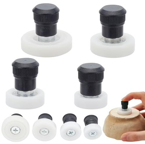 INFUNLY 4 Stück Ton Finishing Werkzeuge In Verschiedenen Größen Professionelles Keramik Ton Finishing Werkzeugset Für Töpferbegeisterte Tonwerfen Trimm Spinner Werkzeug Praktisches Töpferscheiben Trim