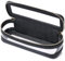 Pinkmik Trousse à pinceaux de maquillage transparente - Trousse de maquillage fine avec fermeture éclair - Petit sac à main de voiture pour femme (noir, SLIM-1), noir, SLIM