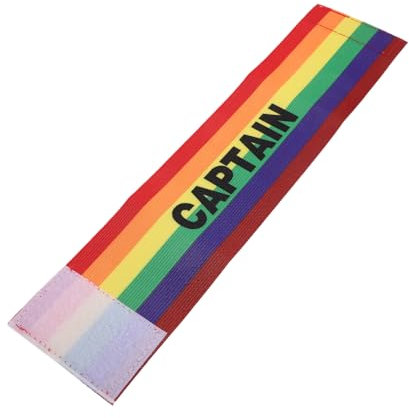 GAROZATION Kapitänsbinde Fußball Elastische Bunte Armbinde Für Team-sport Verstellbar Geeignet Für Fußballspiele Training Und Andere Mannschaftssportarten Langlebige Materialien Und