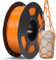 ANYCUBIC TPU Filament 1,75 mm, 95A TPU 3D Drucker Filament, Flexibel und weich, unterstützt Hohe Geschwindigkeit, Intelligente Identifikation, Maßgenauigkeit +/- 0,03, 1KG Transparent Orange