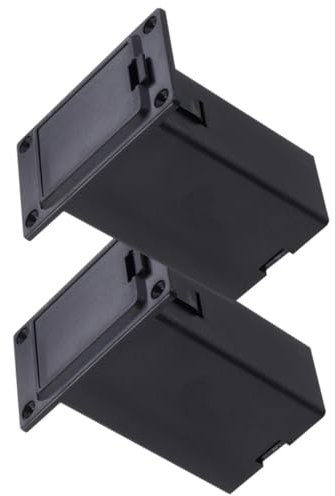 TOYANDONA Guitar Accessories 9v Guitar Battery Holder Battery Holder Guitar Battery Cases Black