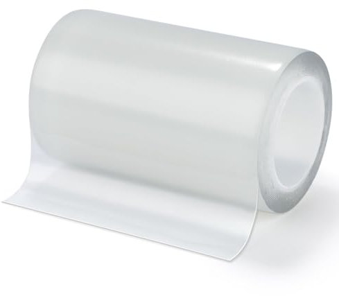 ktxaby 1 rouleau de ruban adhésif de réparation imperméable transparent gonflable pour tente, auvent, toit de véhicule récréatif, bâche, voile et housse de bateau, patch de réparation extérieur